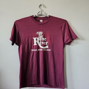 Vintage College‎ Coca Cola T-Shirt Men's Size Medium Screen Stars Single Stitch